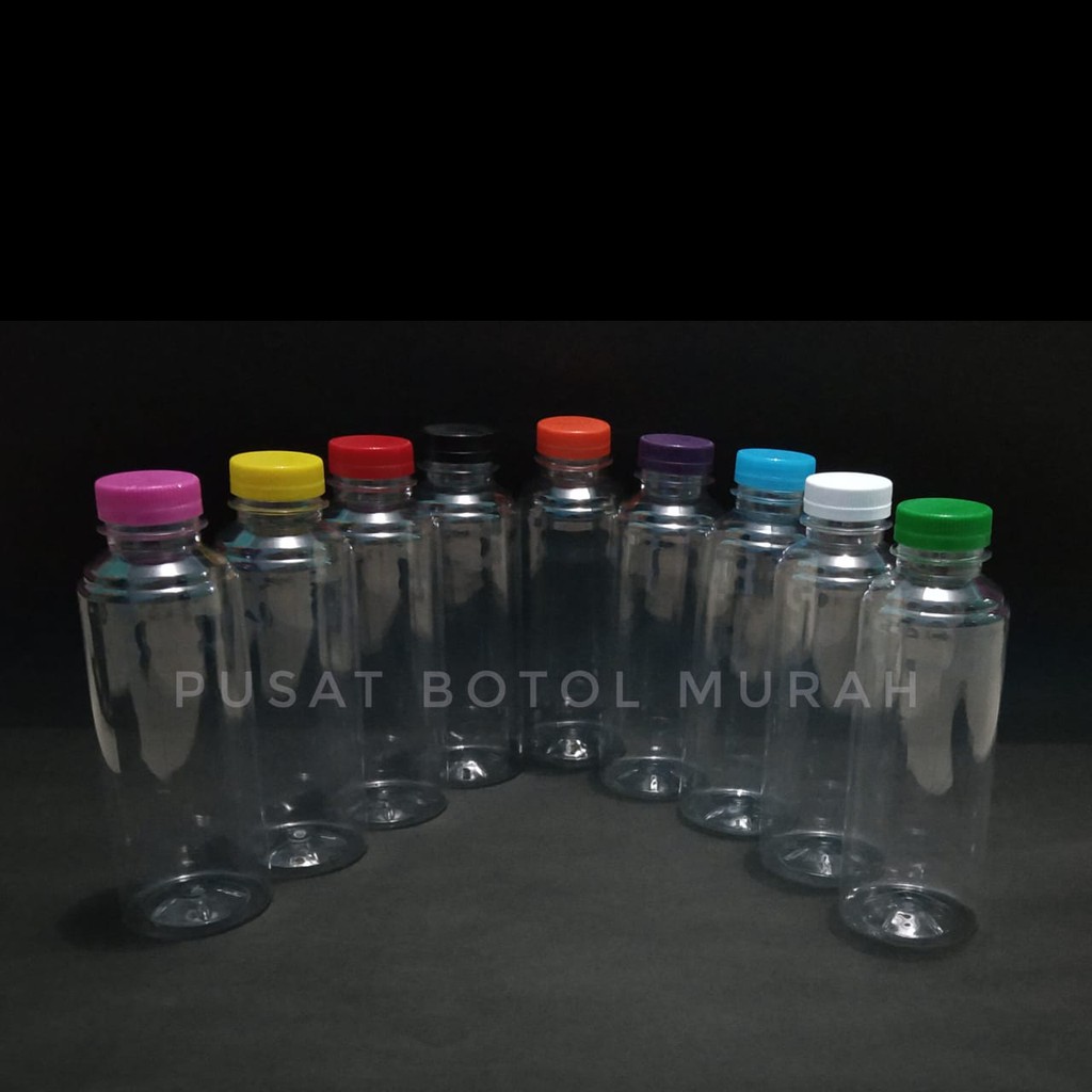 Botol Almond 250 ml Botol Plastik 250 ml Putih Hitam Botol Almond 250 ml Botol Plastik 250 ml Putih Hitam
