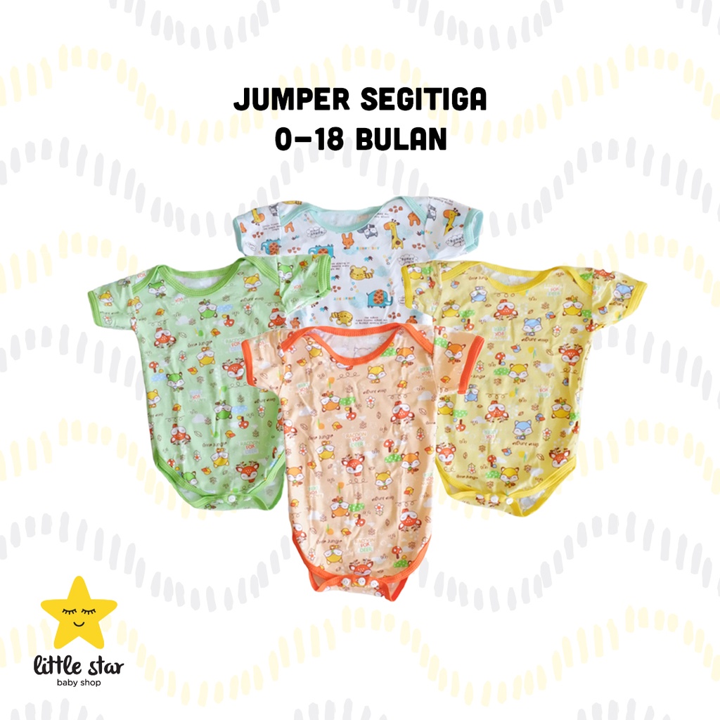 Y Lin Jumper Segitiga Anak Bayi | Baju Jumpsuit Cewek Cowok