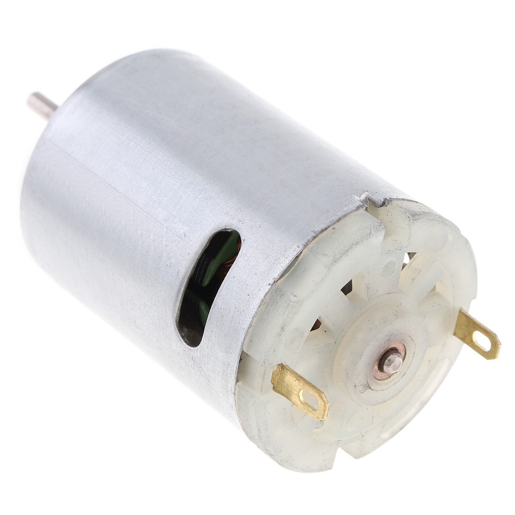 Rs385 12V 3.9A 9800RPM DC Motor Carbon Brush Remote Control Mobil Motor Mainan Elektrik Motor Pengering Rambut