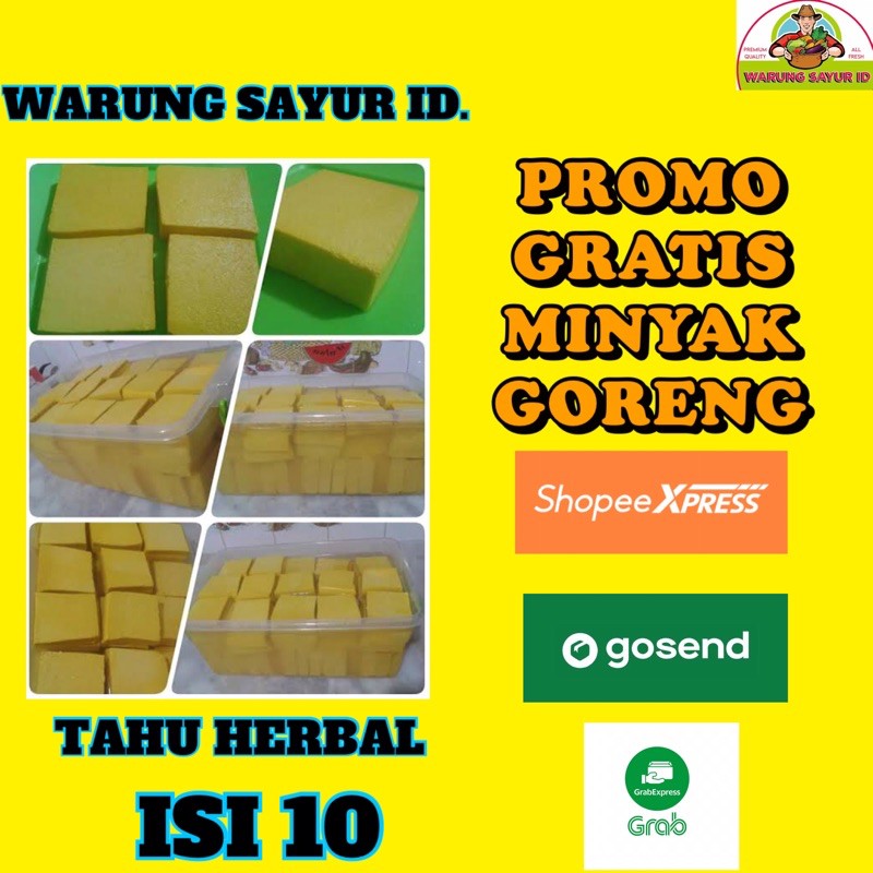 

WARUNG SAYUR ID.| TAHU HERBAL ISI 10 TAHU
