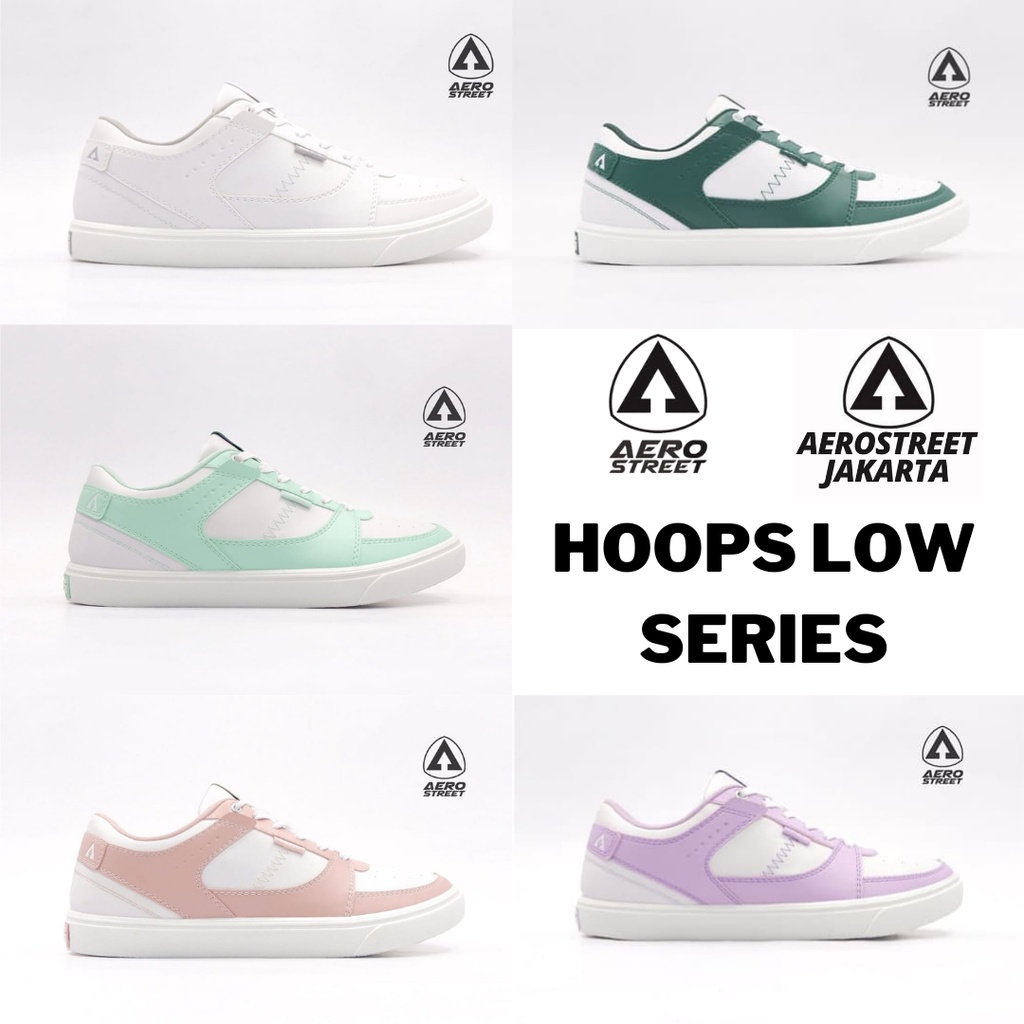 [ORIGINAL] Aerostreet Hoops Low Putih Series