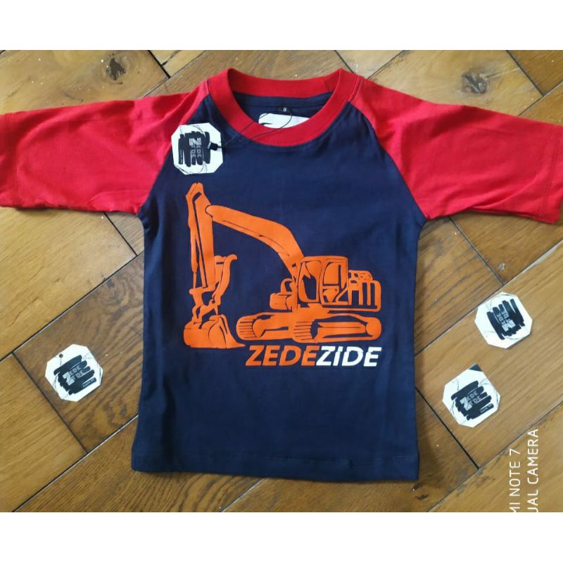 Kaos raglan anak tanggung
