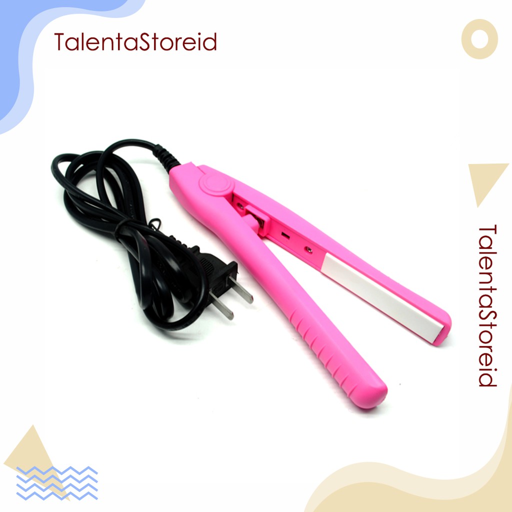 Catok Rambut 2In1 Portable Hair Straightener Iron For Travelling