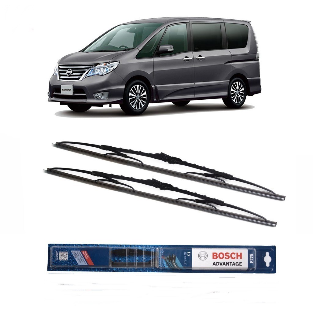 Bosch Wiper Nissan New Serena Frame Besi - 2 buah/Set 14-26