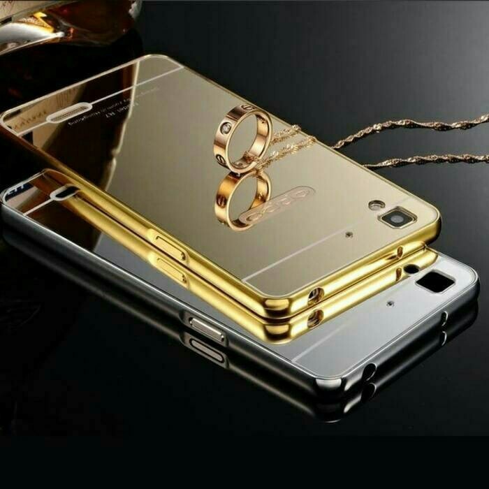 Bumper Oppo F1/Bumper Case mirror Slade/Bumper Alumunium Free Ongkir