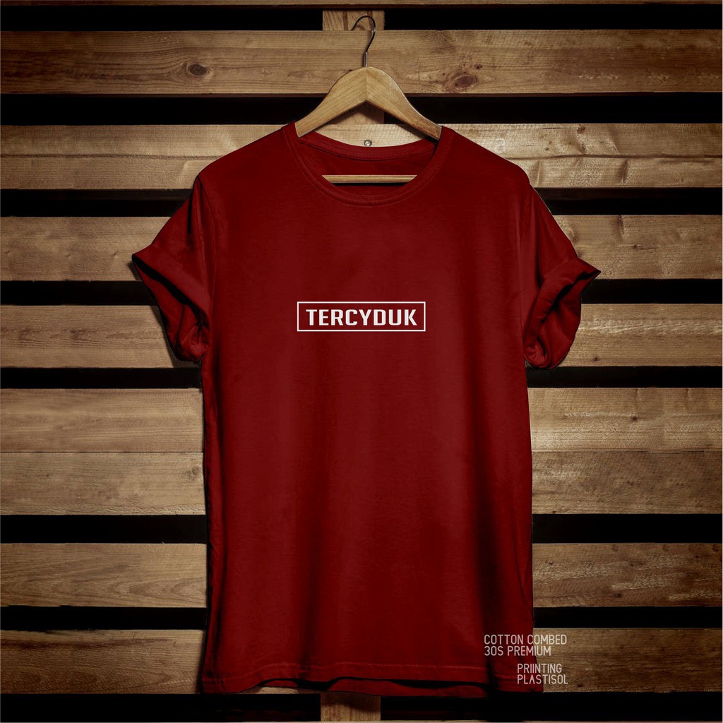 KAOS DISTRO PRIA/WANITA&quot;TERCYDUK&quot;cotton combed 30s