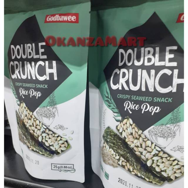 

Godbawee Double Crunch Seaweed Dua Varian 25gr