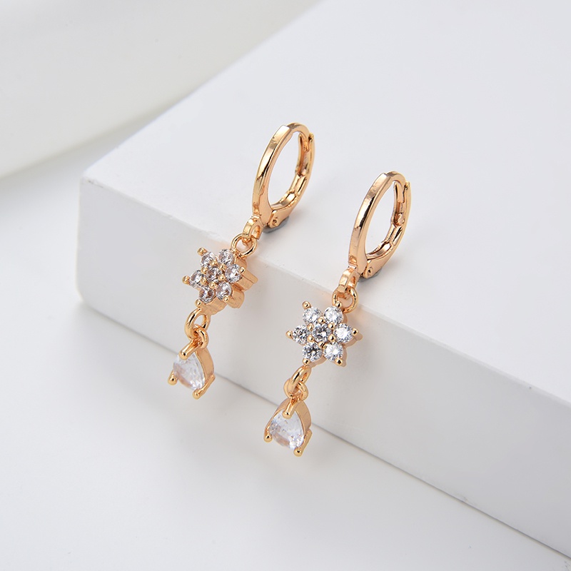 anting titanium wanita emas muda anti karat dewasa tusuk korea asli panjang dan luntur korea style selamanya dewasa 35e