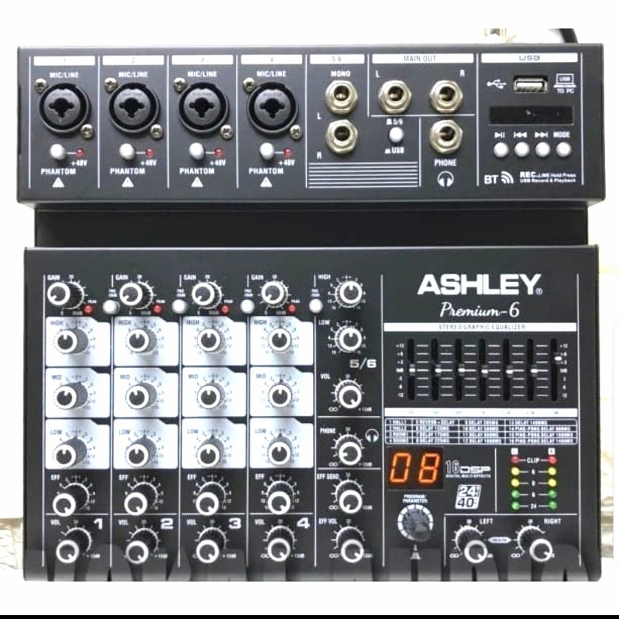 Ashley Mixer Audio Premium 6 Bluetooth Original Recording