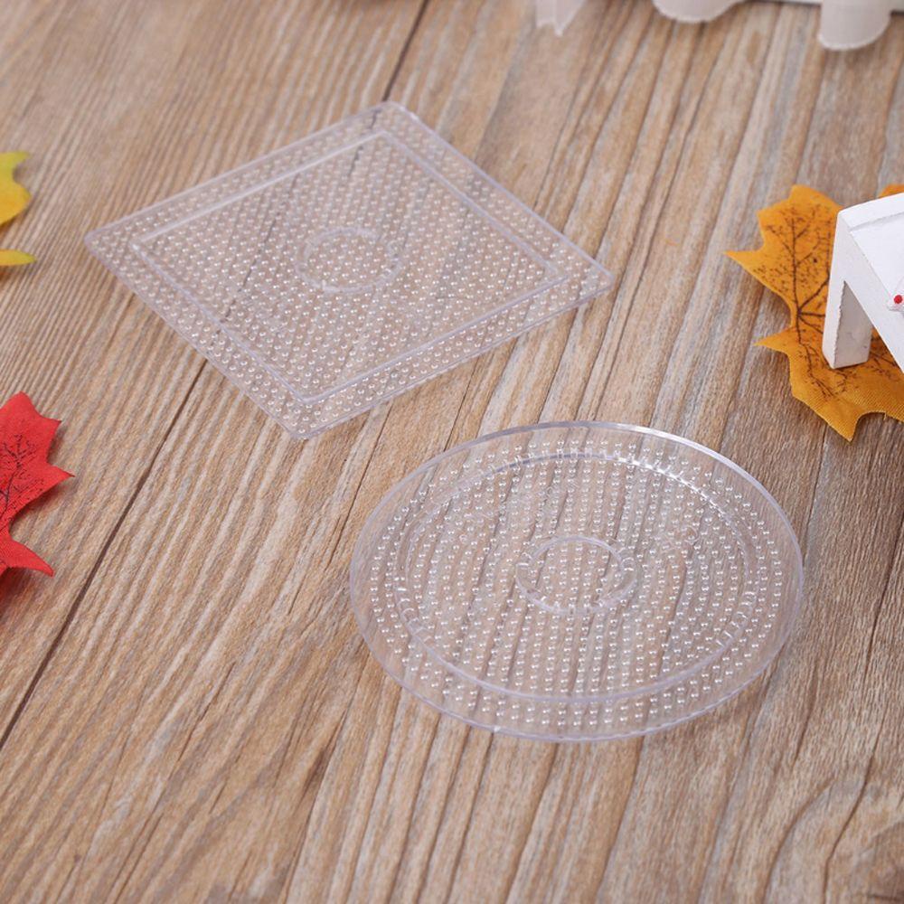 Quinton Beads Template 1pcs Pixel Art Jigsaw Puzzle Beads Alat Figure Bahan Papan Transparan Puzzle Template