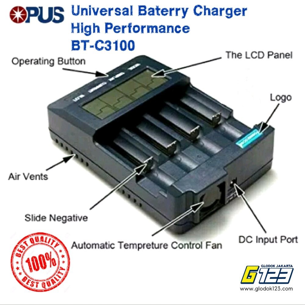 Promo  CHARGER OPUS AA&AAA BT-C3100 4SLOT