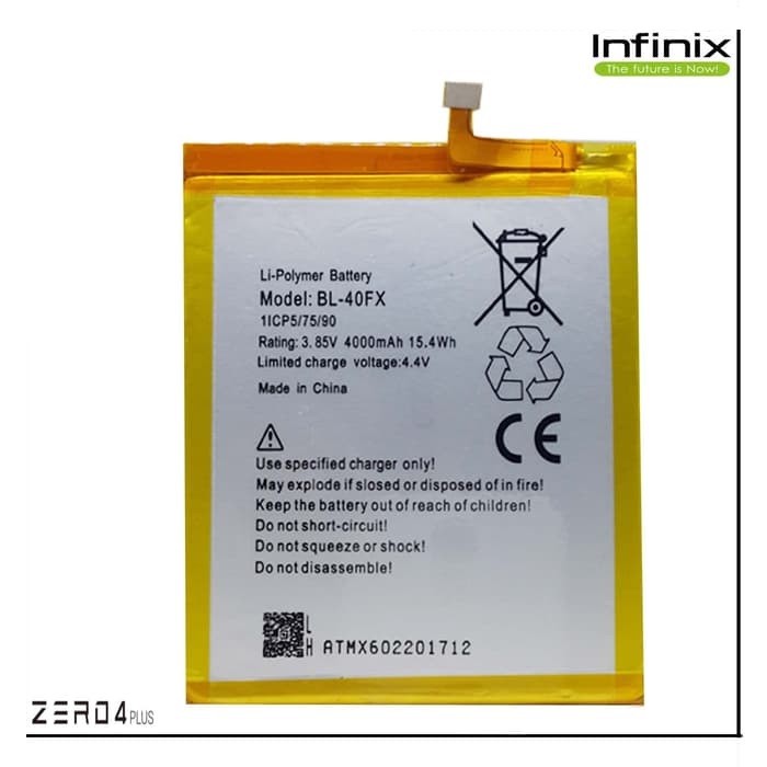 DISKON BATERAI HP BATTERY INFINIX ZERO 4 PLUS X602 X603 BL-40FX BATRE HP X602