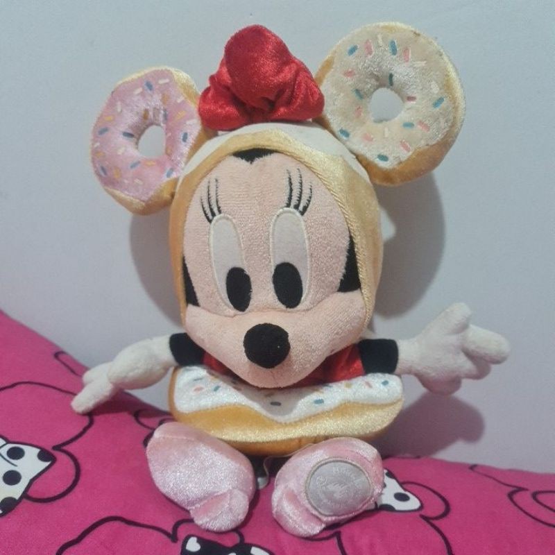 Boneka Minnie Donat Original Disneyland Hongkong