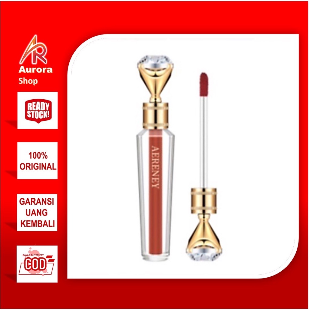 LAMEILA Lip Glaze Lipstick Pelembab Tahan Lama Lip Gloss Pewarna 1042 By AURORA