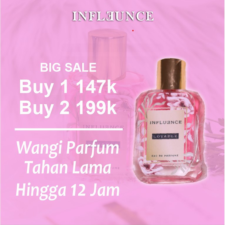 Parfum Influence Lovable Edp Eau De Original Wangi Tahan Lama 12 Jam