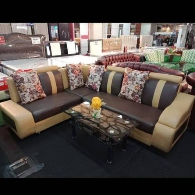KURSI SOFA L PUTUS MODERN KURSI TAMU SUDUT SOFA MINIMALIS KURSI SOFA L PUTUS MODERN KURSI TAMU SUDUT SOFA MINIMALIS