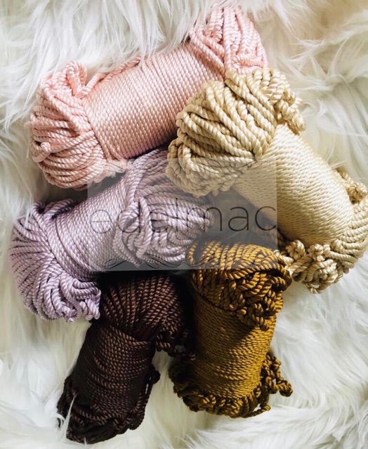 Benang | Tali Polyester edelmac Macrame Weaving handycraf