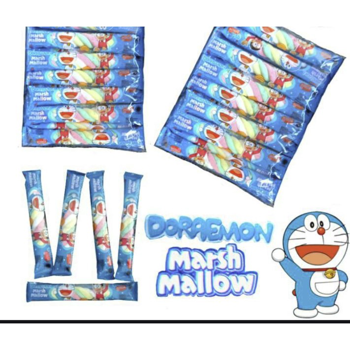

Marshmallow Masmelow Doraemon Kepang (1pak isi 20 pcs)