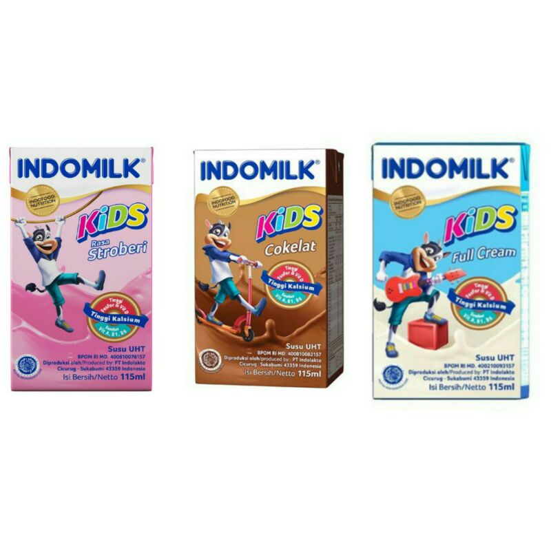 Indomilk Kids Susu UHT 115ml/centraltrenggalek