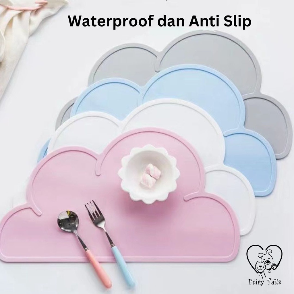 Alas Makan Silikon Anabul Untuk Anjing dan Kucing - Pet Food Mat Silicone Waterproof Anti Slip