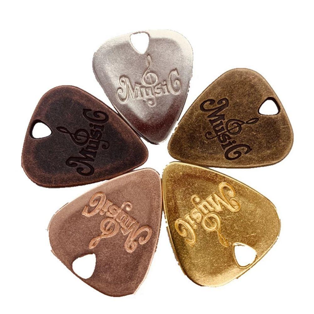 Needway Pick Gitar Perak Fashion Zinc Alloy Alat Musik Instrumen Senar Sports Entertainment Plectrum