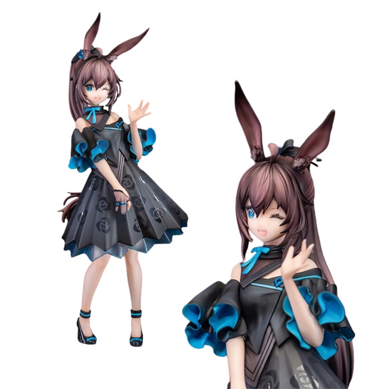 Mainan Action Figure Anime Arknights Amiya Bunny Girl Mainan Action Figure Patung Bahan PVC Ukuran 20cm