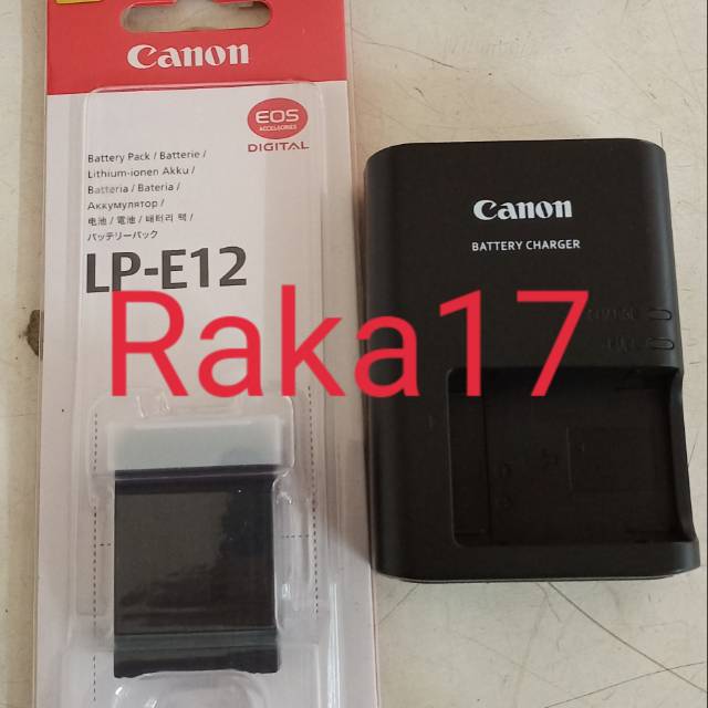 Baterai Camera Canon Eos M10 + Charger