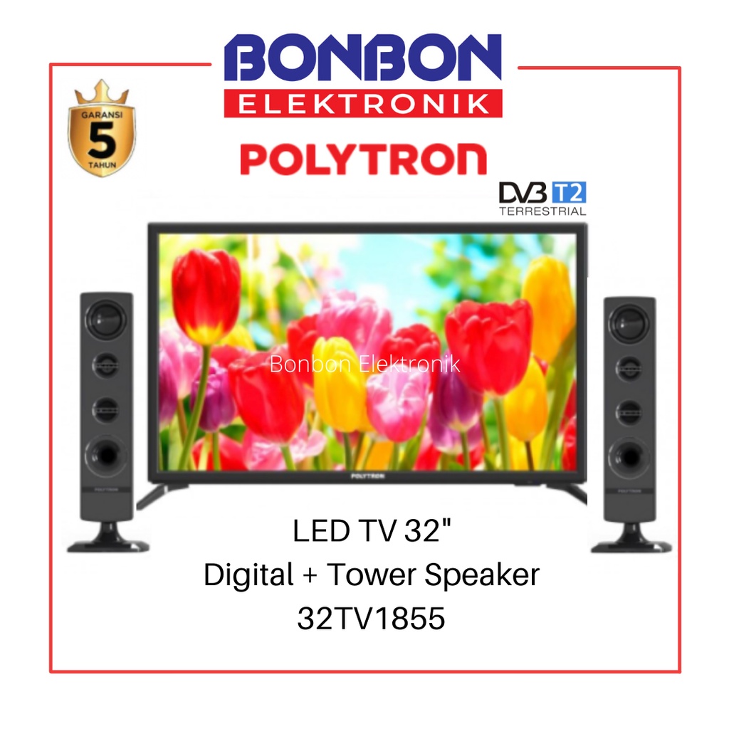 Polytron LED Digital TV 32 Inch 32TV1855 / PLD-32TV1855