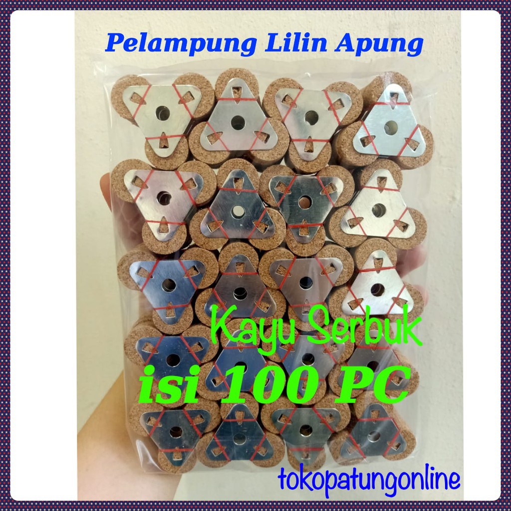 Pelampung Minyak Lilin Apung Cafe Serbuk Kayu