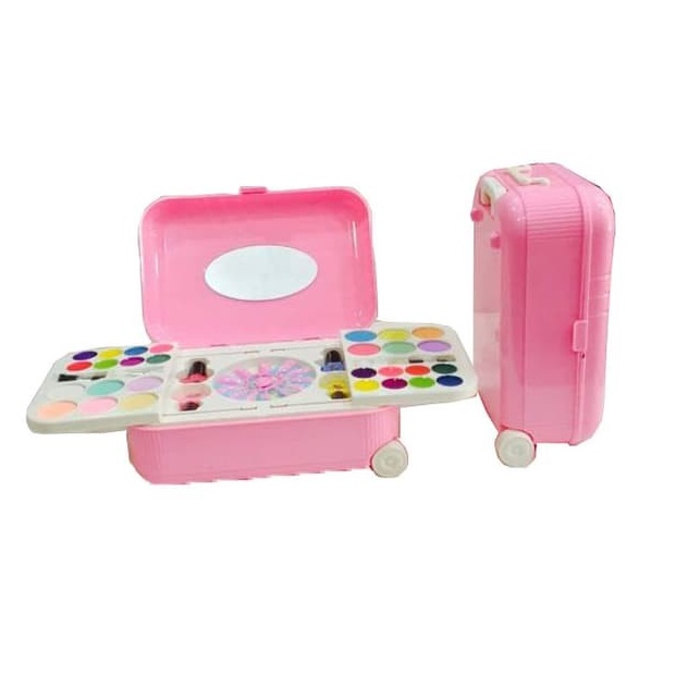 MAINAN ANAK PEREMPUAN MAKE UP NAIL ART FROZEN KITTY MAINAN DANDAN MAKE UP KOPER KADO ANAK-4