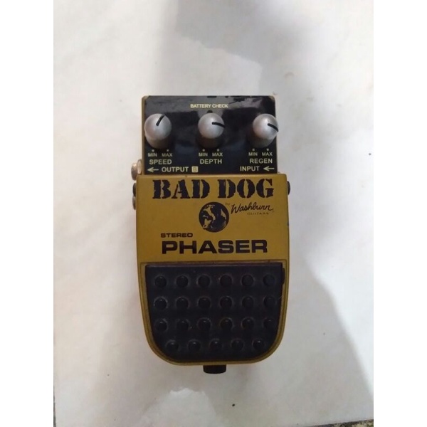 efek gitar listrik washburn phaser bad dog barang langka