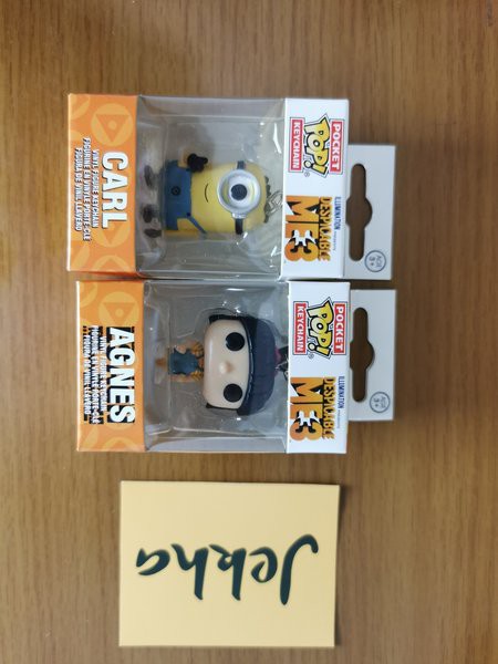 Funko Pocket Pop Keychain DESPICABLE ME CARL Gantungan Kunci