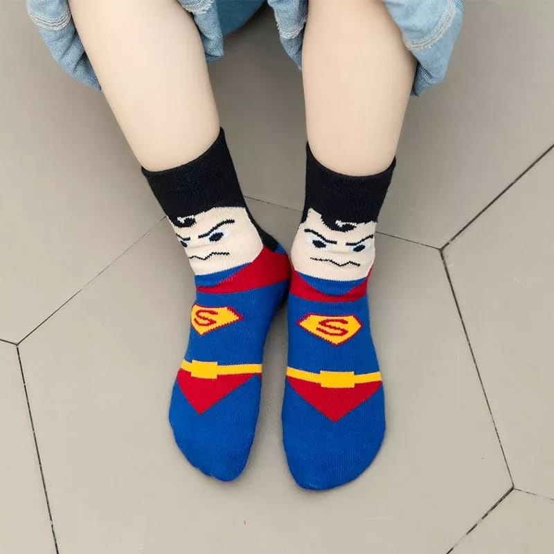 Kaos Kaki Anak Cowok Superhero Marvel Avenger 005 New