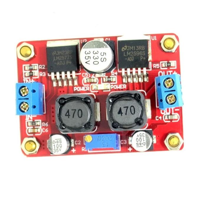 TERLARIS Murah DC TO DC BUCK-BOOST STEP UP STEP DOWN CONVERTER MODULE 3.