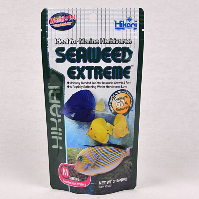 

HIKARI Makanan Ikan Laut Tropical SEAWEED Extreme Wafers M 90g