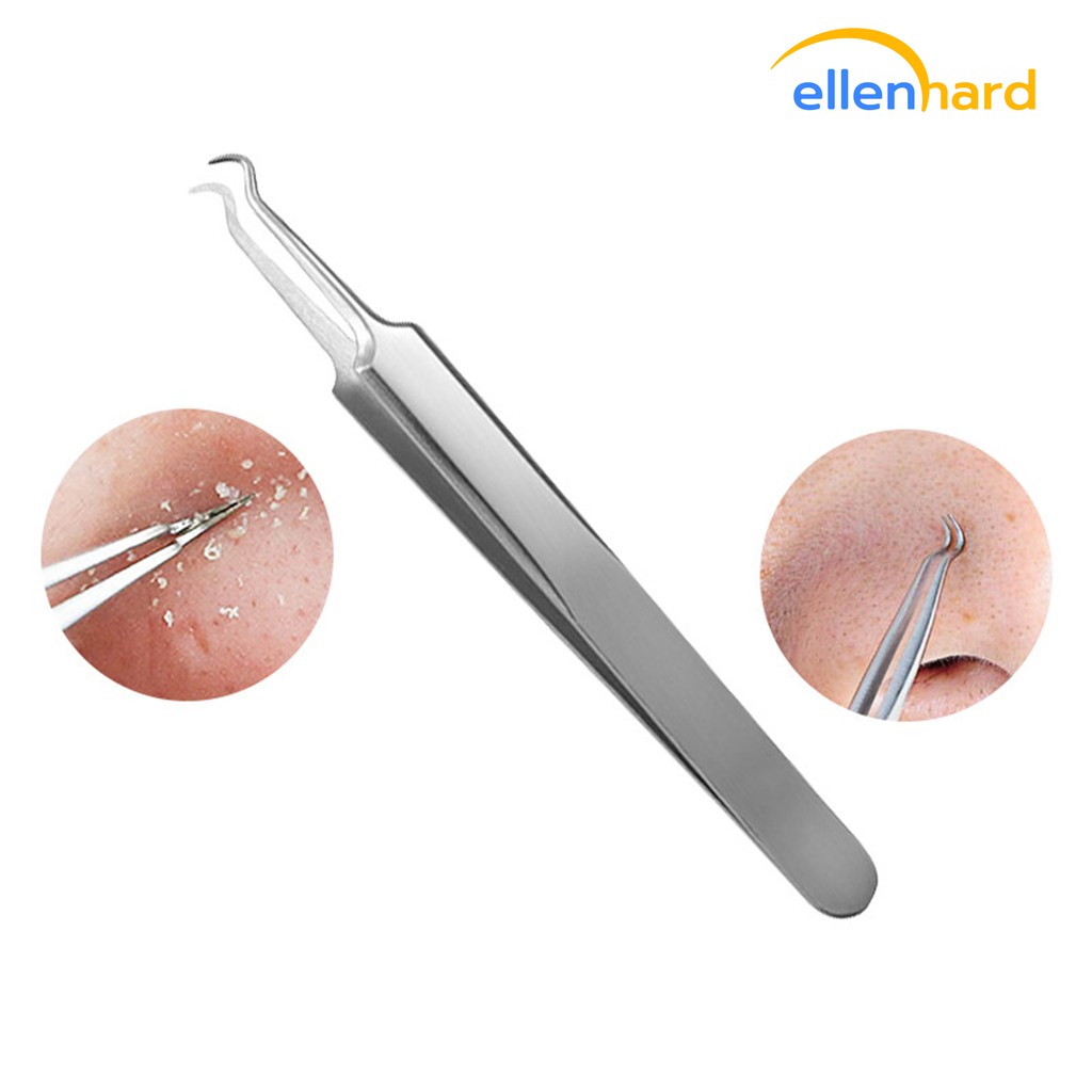 Pinset Komedo Alat Pembersih Pencabut Komedo Set Pengangkat Pencetan Komedo Jerawat Blackhead Remover Kit Stainless Steel