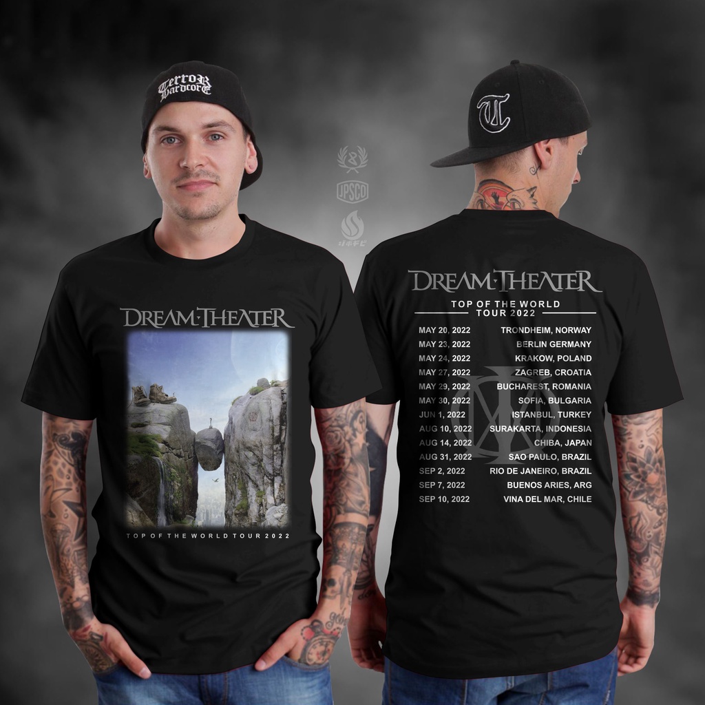 T-shirt Dream Theater Baju Band Metal