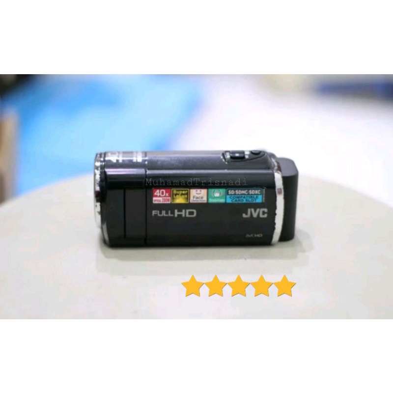 Handycam JVC GZ E10 GZE10 FullHD HDMI 40X Opticalzoom Hitam Murah