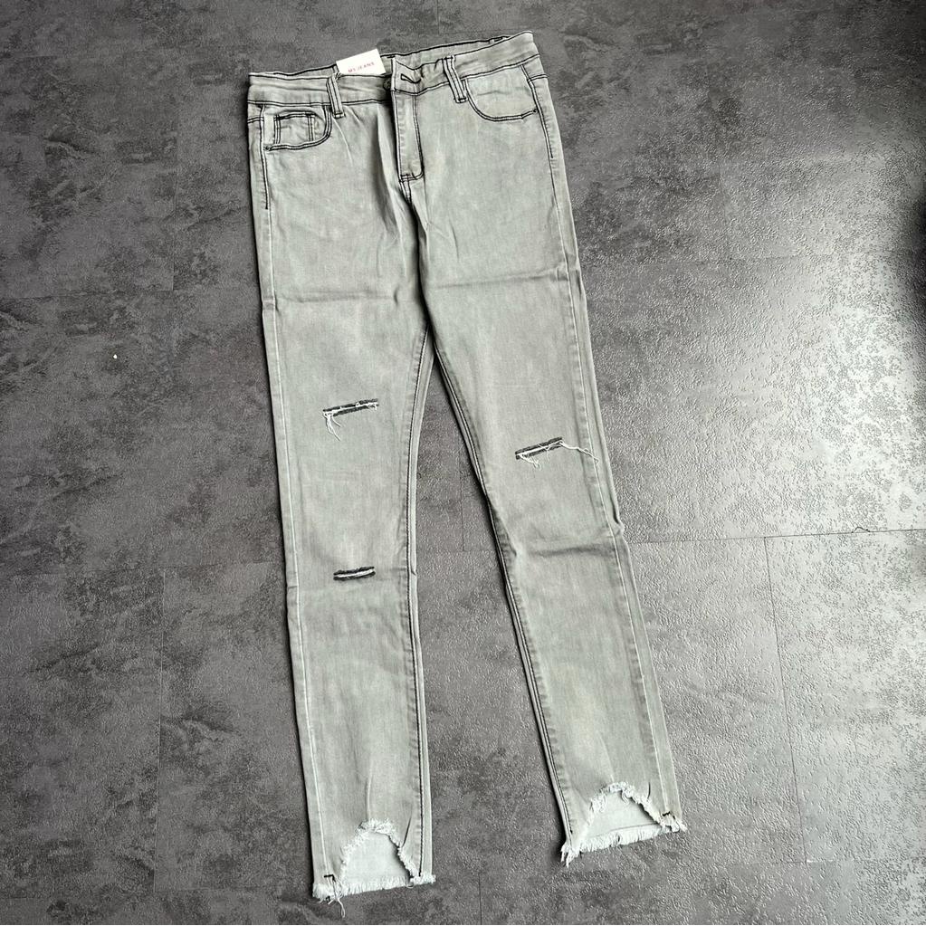 JEANS 13 - HIGHWAIST JEANS WANITA - HW RIPPED JEANS WANITA - CELANA JEANS WANITA - CELANA HIGHWAIST 