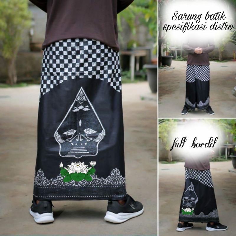 ATRIBUT PSHT SARUNG PSHT MOTIF GUNUNG WAYANG PRO EDITION (KODE TSID-2), (BISA COD) TERATE STORE ID O