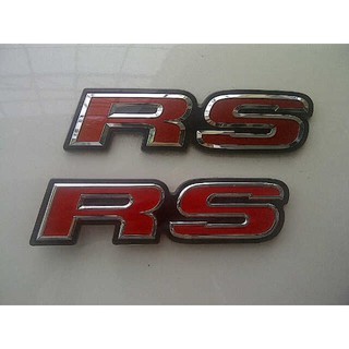 Emblem RS Untuk Body Ukuran 10Ã—2.5cm Mobil Honda Model Ori