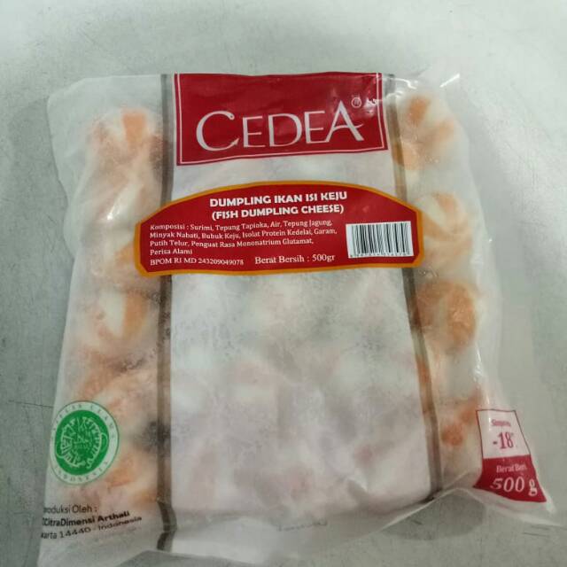 

CEDEA Dumpling Ikan isi Keju 500gr