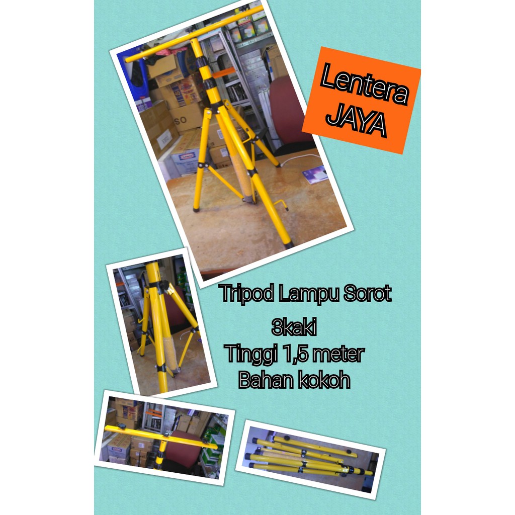 Tripod Tiang Lampu Sorot LED Floodlight
