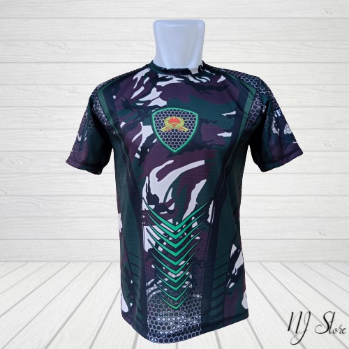 Trend Masa Kini Kaos Jersey INFANTERI / Kaos Olahraga Fullprint Hiqh Quality Milano Berkualitas Loreng TNI AD Malvinas Lengan Pendek