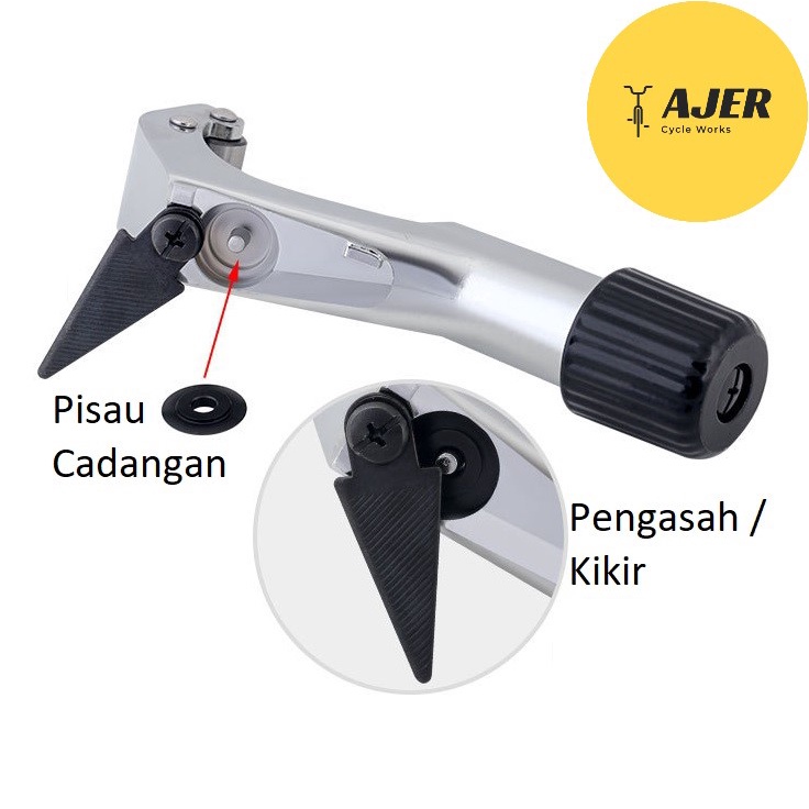 Alat Pemotong Fork Stang Seatpost tube pipe cutter pipa AC Alumunium Tembaga Besi