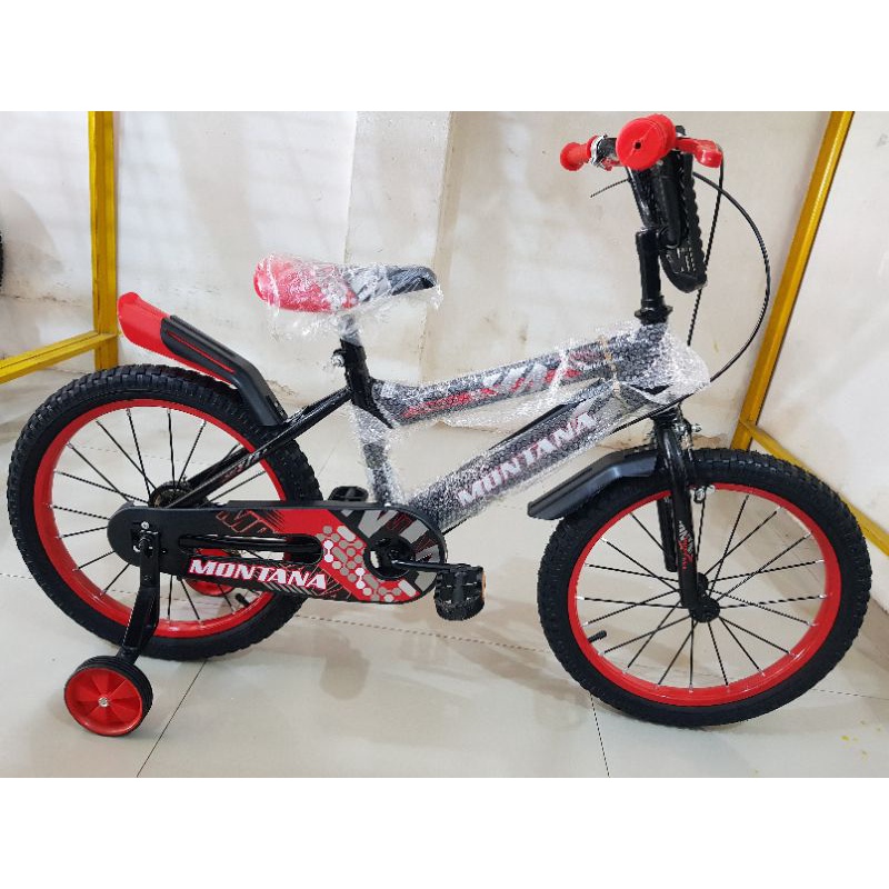 Sepeda Bmx 18 inch Montana Black/Red
