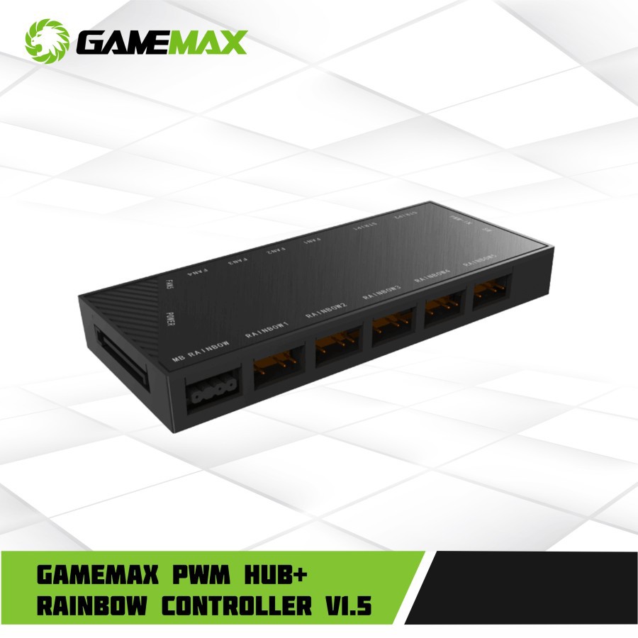 Controller Fan Casing CPU GAMEMAX PWM+RAINBOW