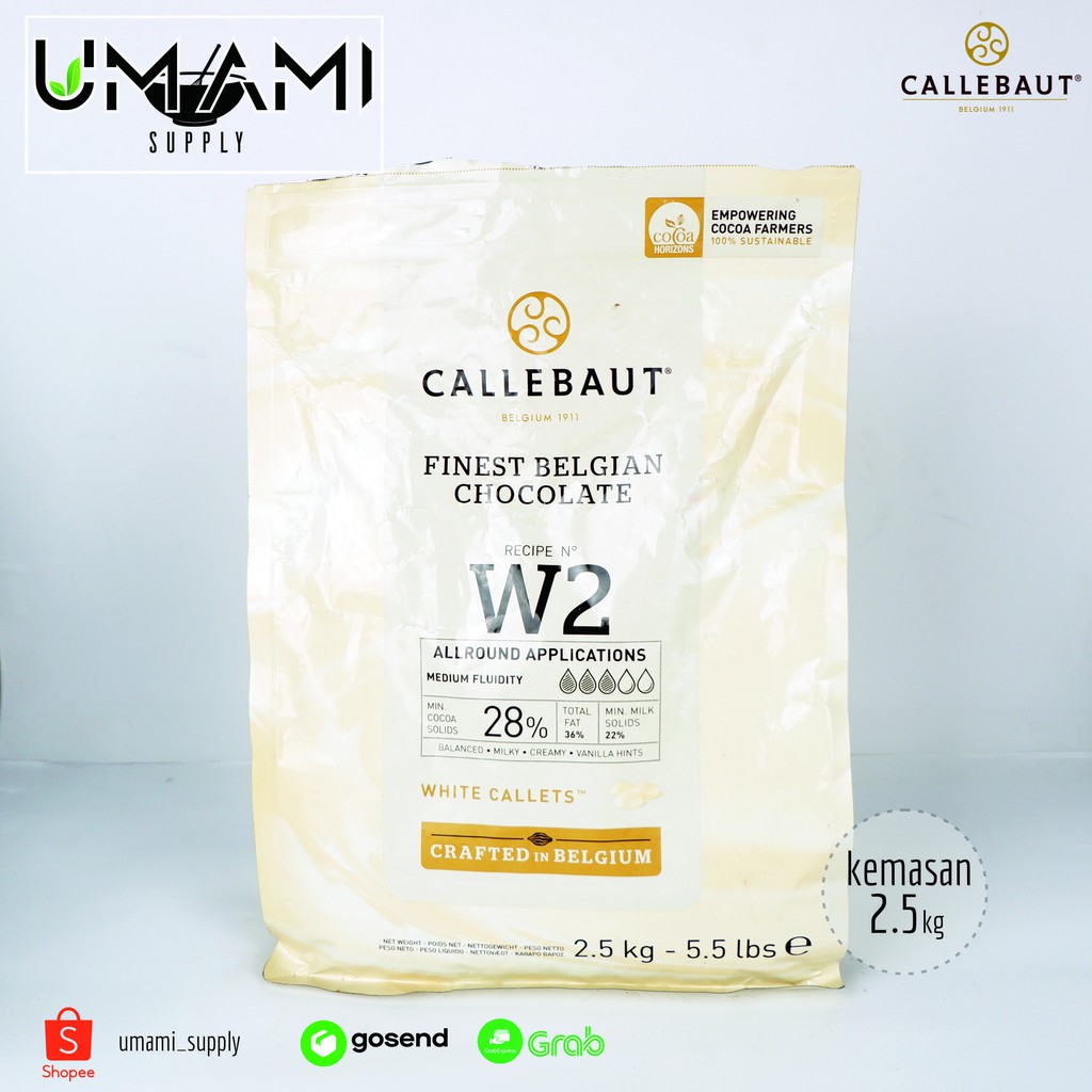 

Callebaut W2 - White Chocolate 28% - REPACK 100gr