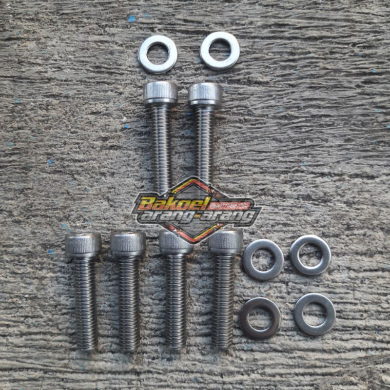 baut L stainles stell segitiga depan T depan ninja r rr new atas bawah