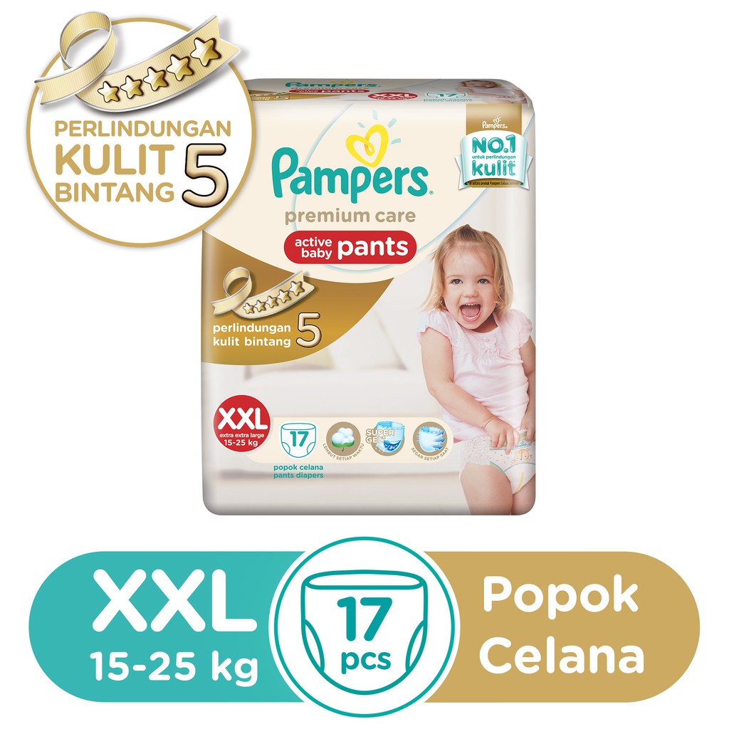 pampers premium care xxl pants
